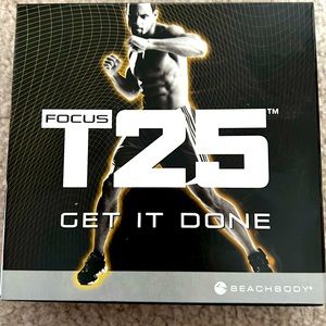 Beach Body T25 DVD Alpha-Beta Workout System.